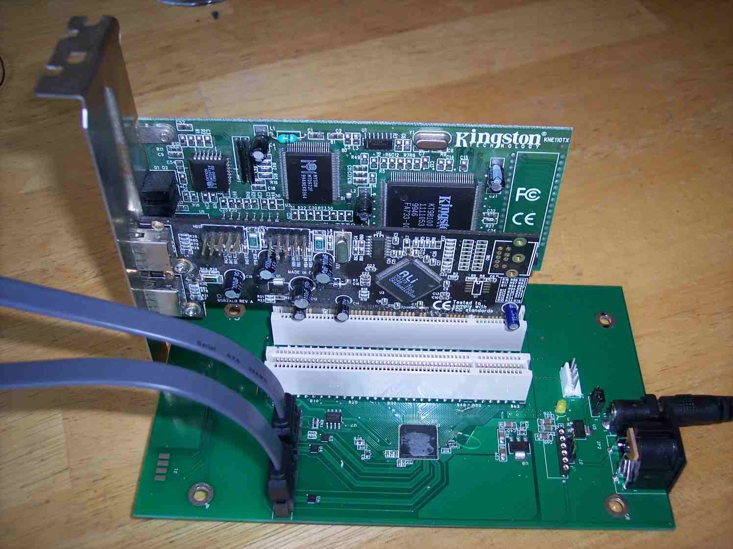 PCI cards inserted on xprs-pci-x3